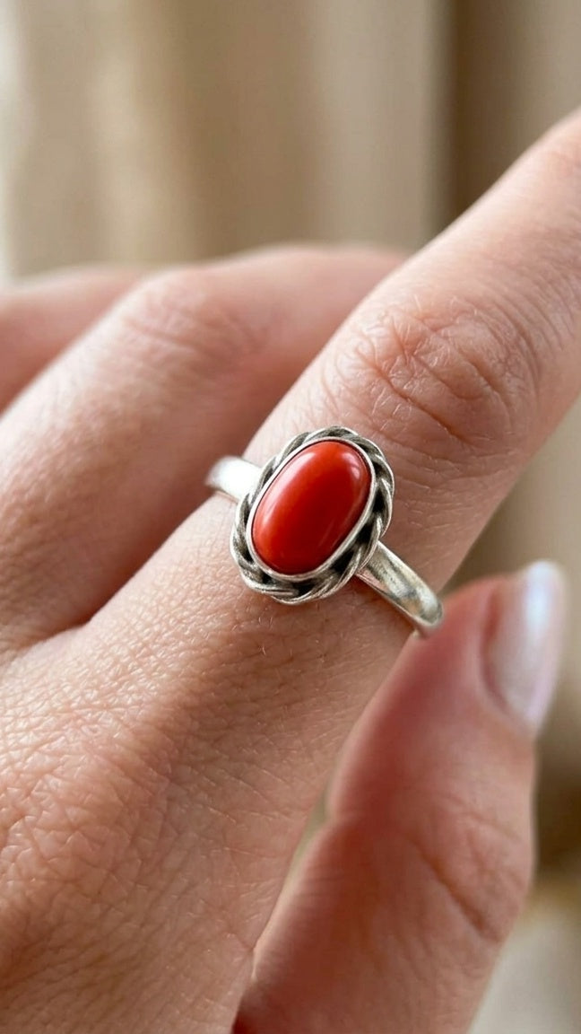 Anillo Aura Coral